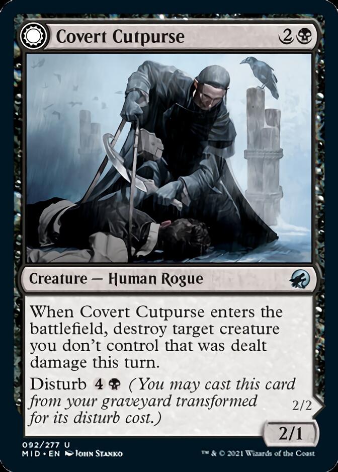 Covert Cutpurse // Covetous Geist [Innistrad: Midnight Hunt] | Mega City Incorporated