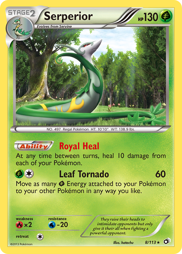 Serperior (8/113) [Black & White: Legendary Treasures] | Mega City Incorporated