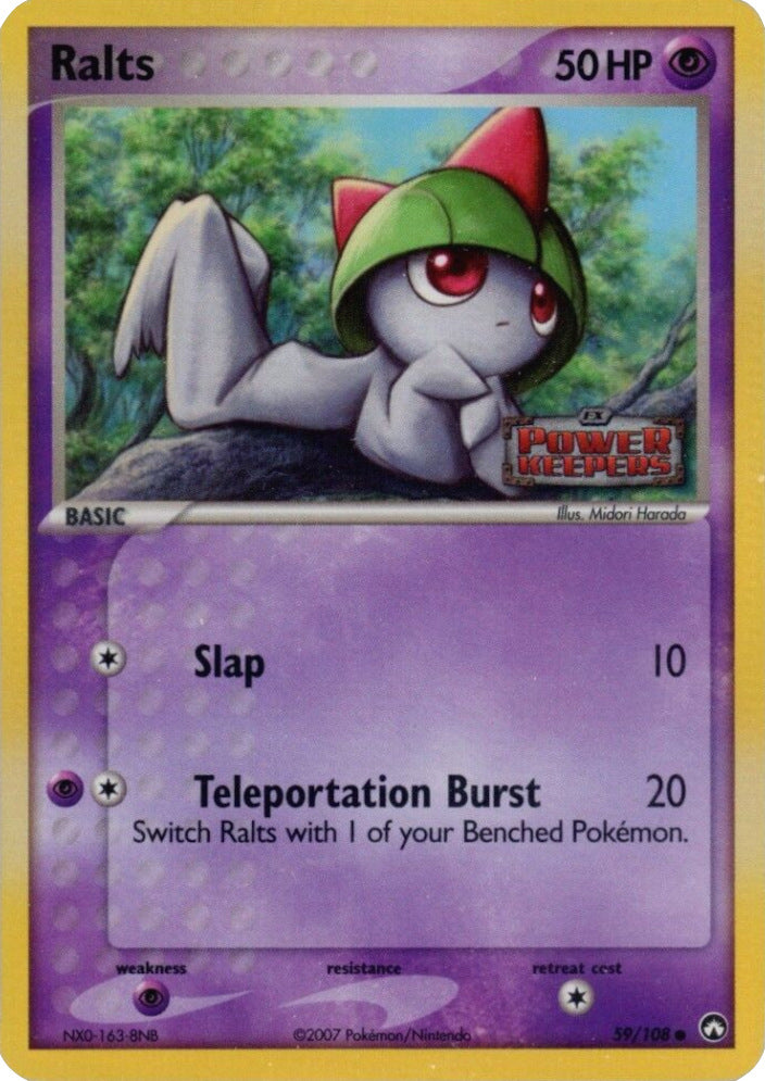 Ralts (59/108) (Stamped) [EX: Power Keepers] | Mega City Incorporated