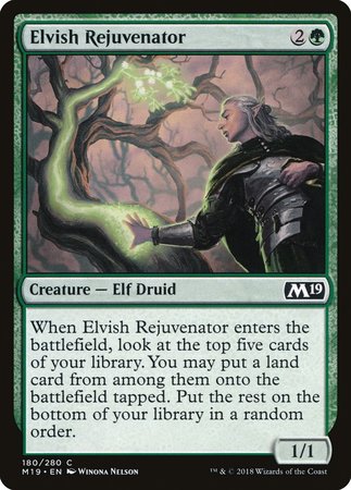 Elvish Rejuvenator [Core Set 2019] | Mega City Incorporated