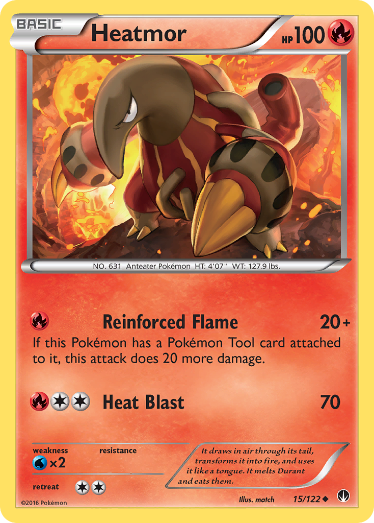 Heatmor (15/122) [XY: BREAKpoint] | Mega City Incorporated