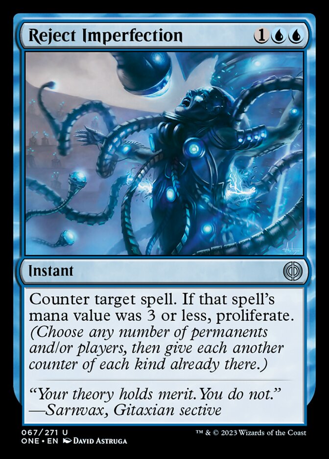 Reject Imperfection [Phyrexia: All Will Be One] | Mega City Incorporated