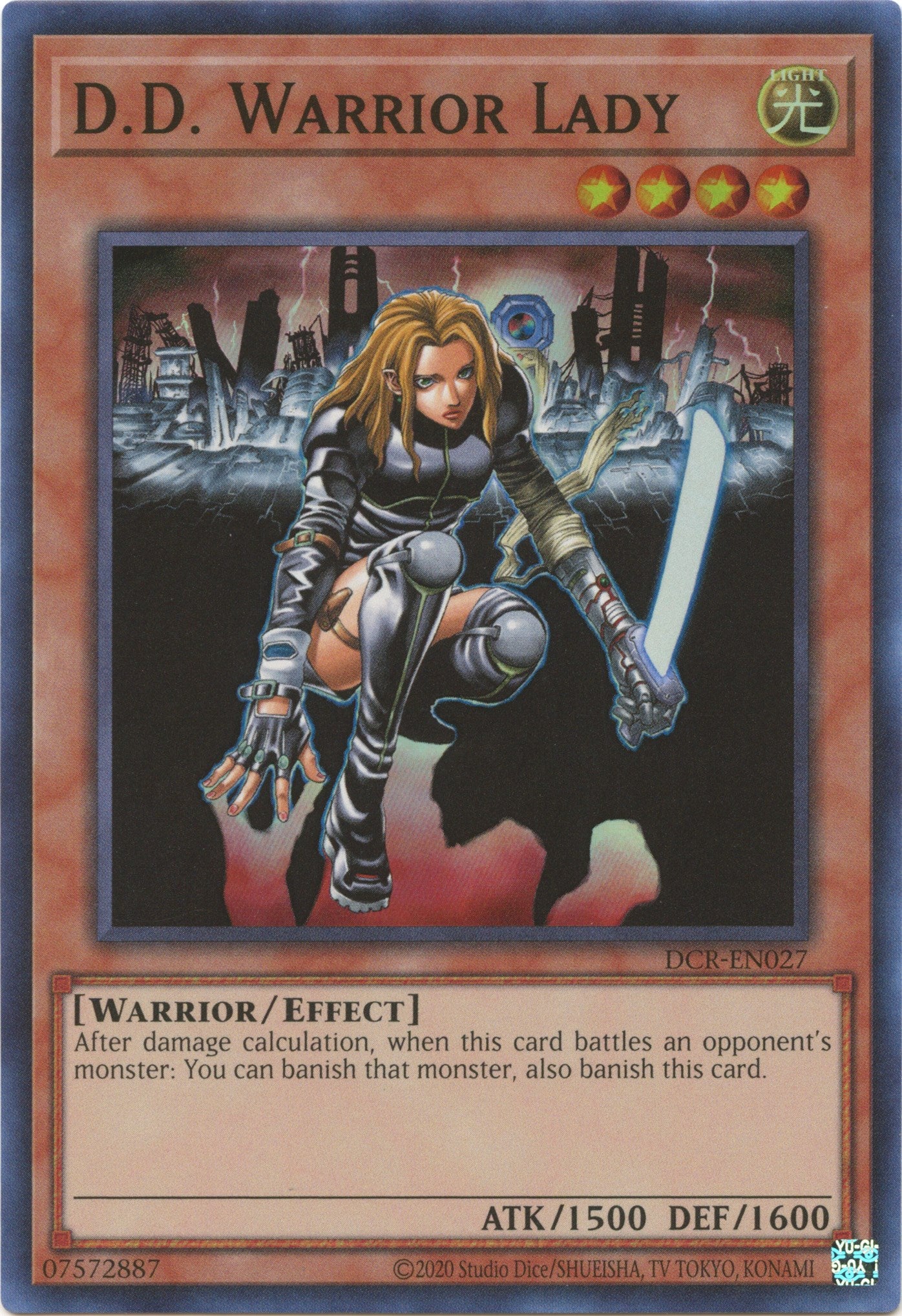 D.D. Warrior Lady (25th Anniversary) [DCR-EN027] Super Rare | Mega City Incorporated