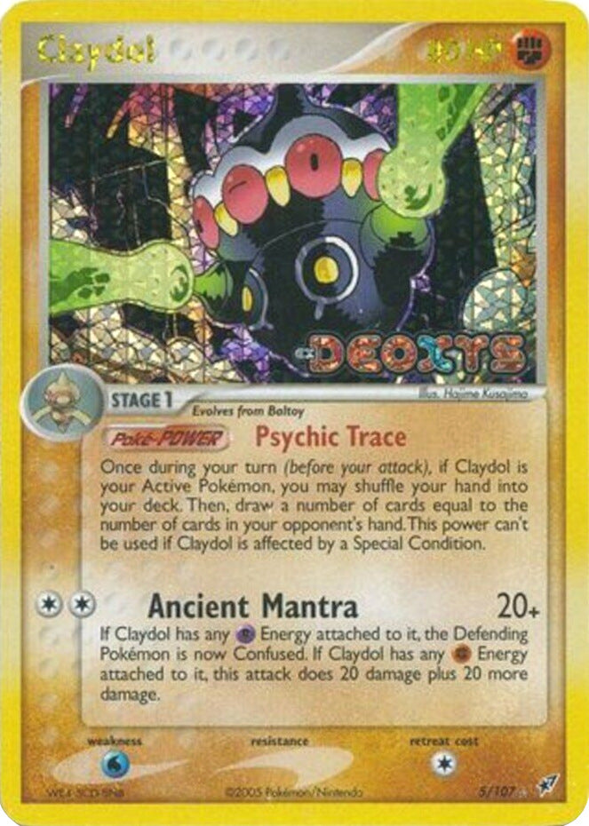 Claydol (5/107) (Stamped) [EX: Deoxys] | Mega City Incorporated