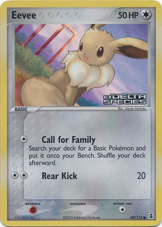 Eevee (69/113) (Stamped) [EX: Delta Species] | Mega City Incorporated