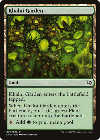 Khalni Garden [Duel Decks: Nissa vs. Ob Nixilis] | Mega City Incorporated