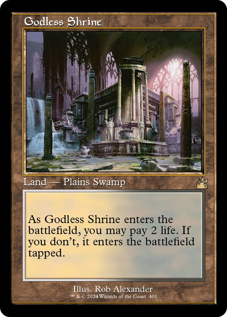 Godless Shrine (Retro) [Ravnica Remastered] | Mega City Incorporated