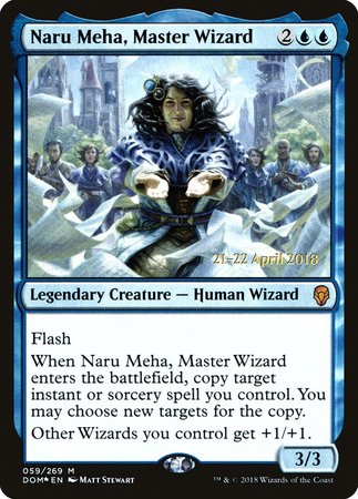 Naru Meha, Master Wizard [Dominaria Promos] | Mega City Incorporated