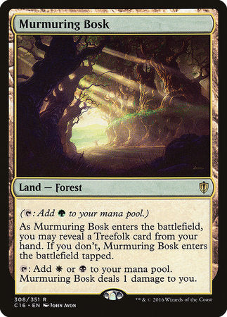 Murmuring Bosk [Commander 2016] | Mega City Incorporated