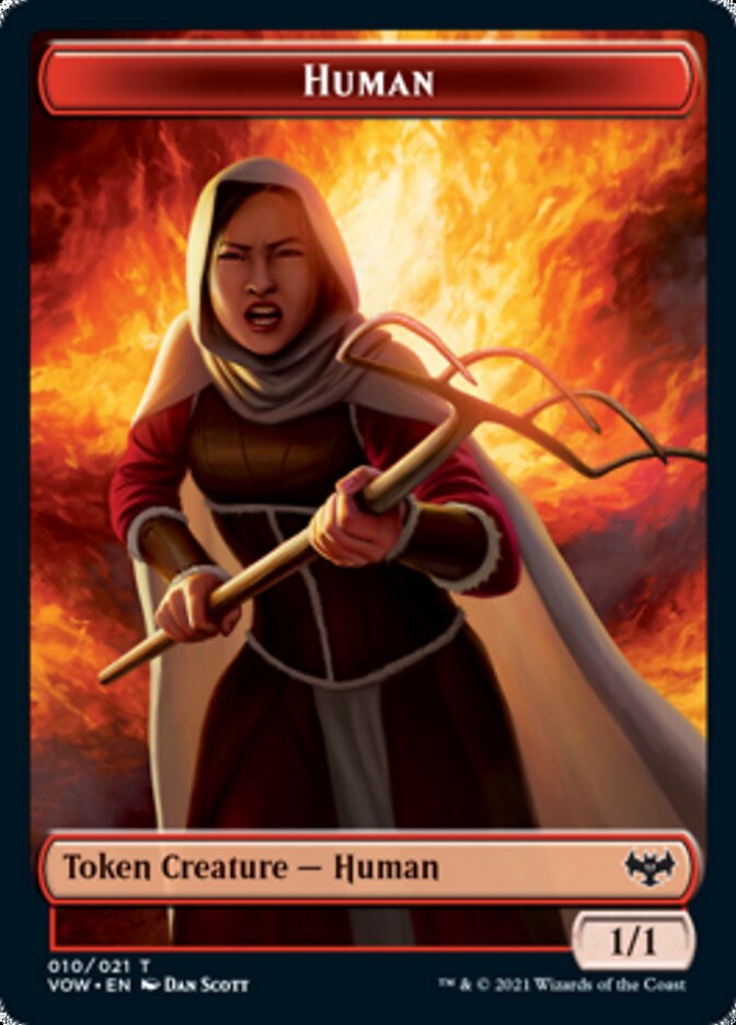 Human Token (010) [Innistrad: Crimson Vow Tokens] | Mega City Incorporated