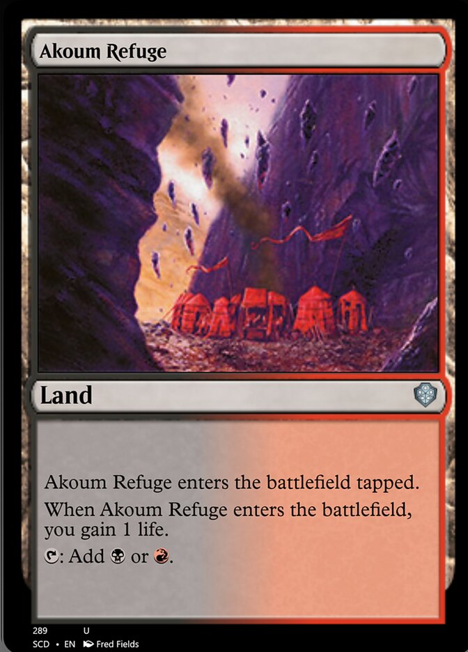 Akoum Refuge [Starter Commander Decks] | Mega City Incorporated