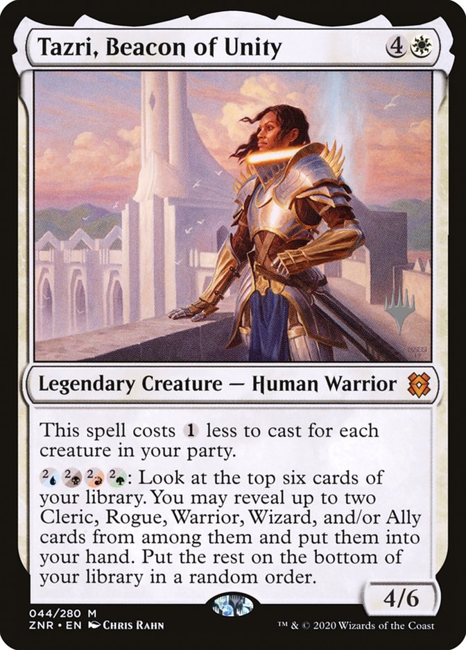 Tazri, Beacon of Unity (Promo Pack) [Zendikar Rising Promos] | Mega City Incorporated