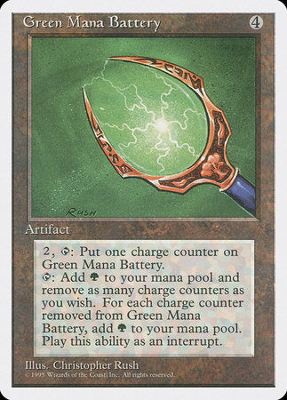 Green Mana Battery [Fourth Edition] | Mega City Incorporated