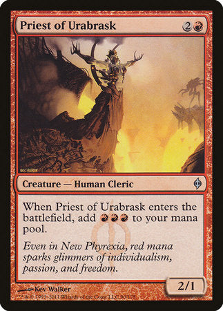 Priest of Urabrask [New Phyrexia] | Mega City Incorporated