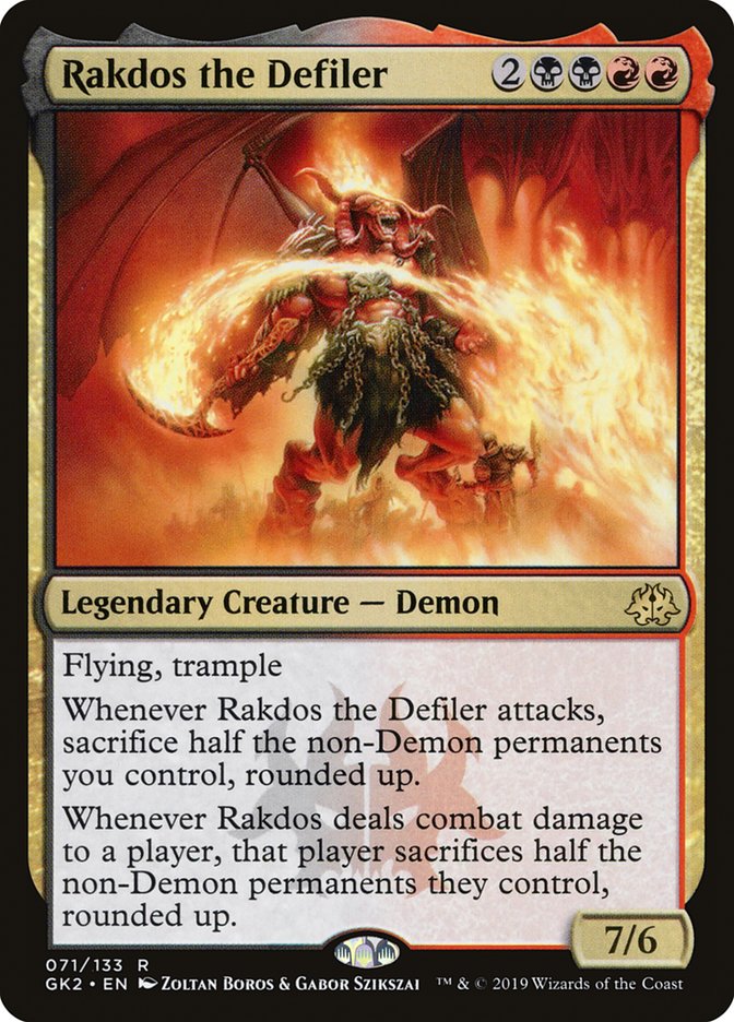 Rakdos the Defiler [Ravnica Allegiance Guild Kit] | Mega City Incorporated