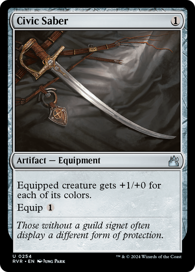 Civic Saber [Ravnica Remastered] | Mega City Incorporated