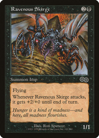 Ravenous Skirge [Urza's Saga] | Mega City Incorporated