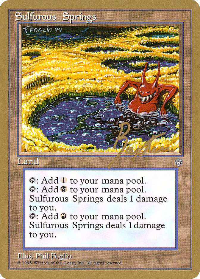 Sulfurous Springs (George Baxter) [Pro Tour Collector Set] | Mega City Incorporated