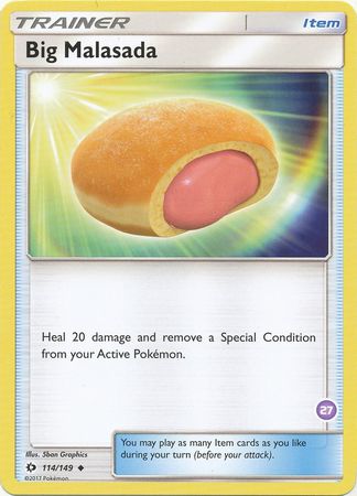 Big Malasada (114/149) (Deck Exclusive #27) [Sun & Moon: Trainer Kit - Alolan Sandslash] | Mega City Incorporated