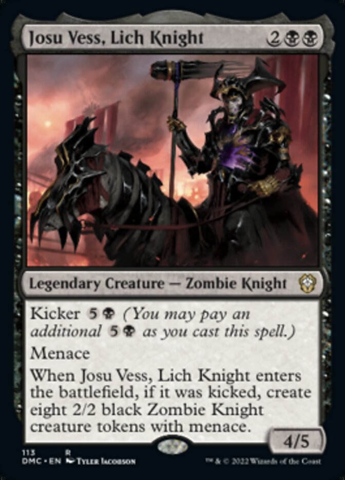 Josu Vess, Lich Knight [Dominaria United Commander] | Mega City Incorporated