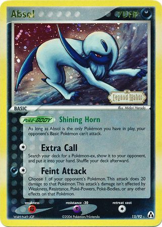 Absol (15/92) (Stamped) [EX: Legend Maker] | Mega City Incorporated