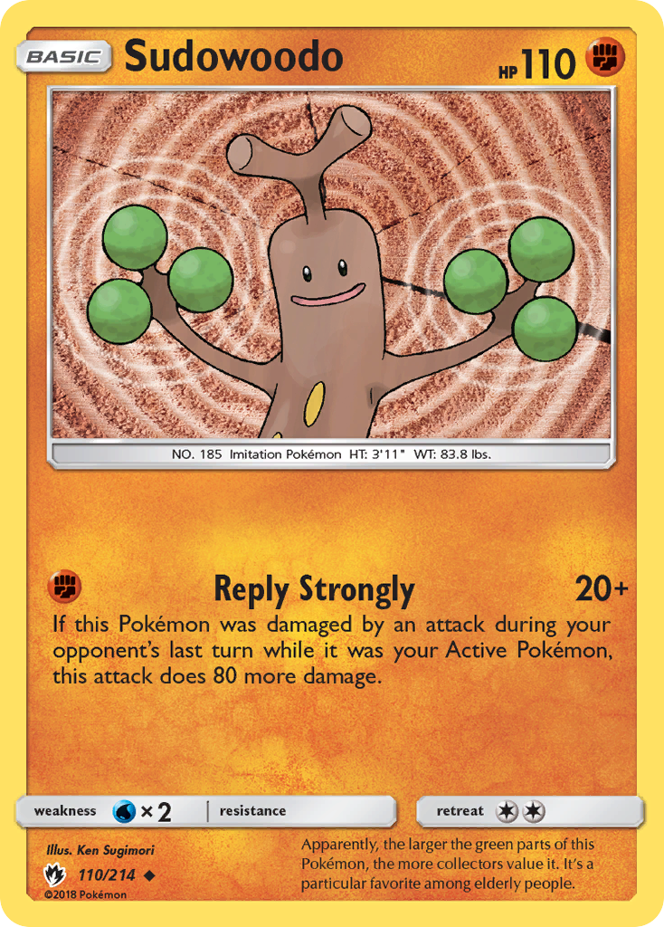 Sudowoodo (110/214) [Sun & Moon: Lost Thunder] | Mega City Incorporated