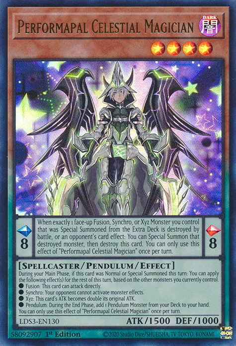 Performapal Celestial Magician [LDS3-EN130] Ultra Rare | Mega City Incorporated