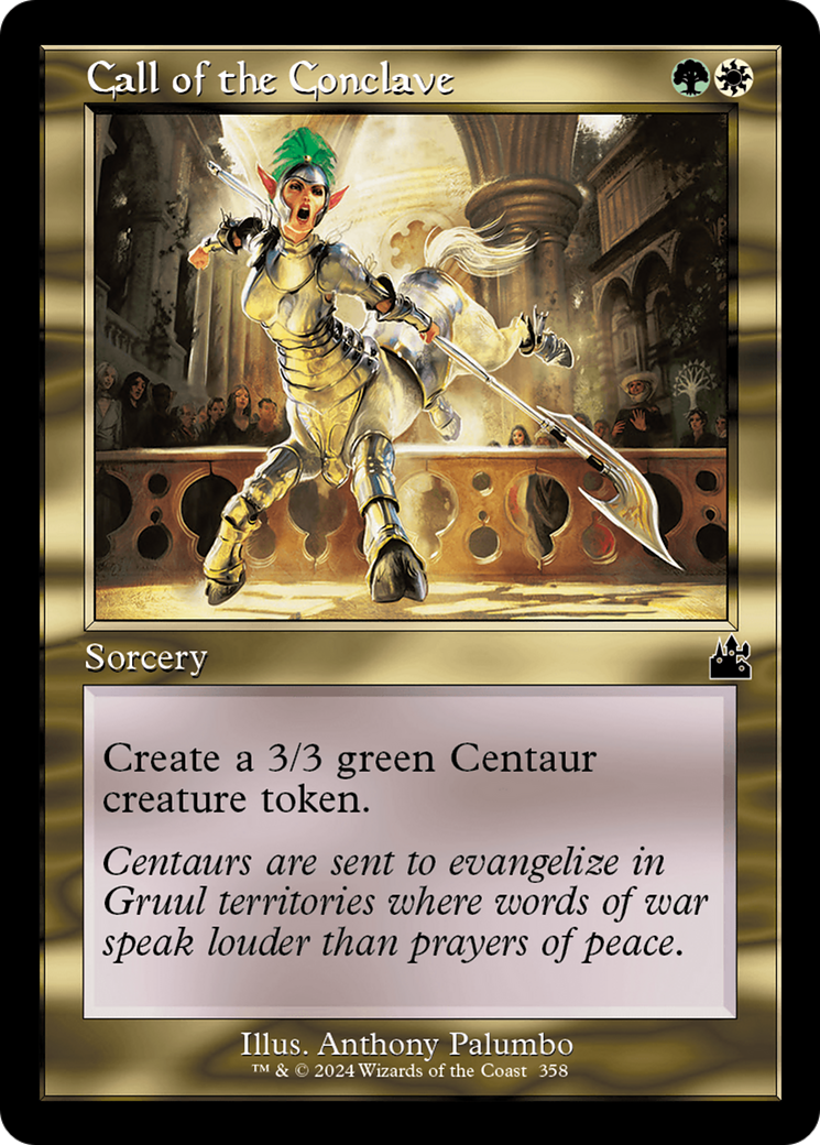 Call of the Conclave (Retro Frame) [Ravnica Remastered] | Mega City Incorporated