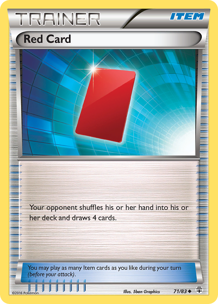 Red Card (71/83) [XY: Generations] | Mega City Incorporated