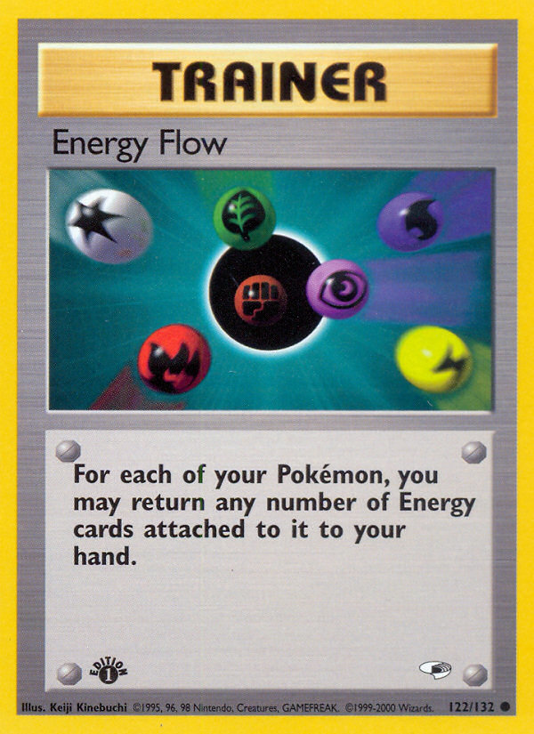 Energy Flow (122/132) [Gym Heroes 1st Edition] | Mega City Incorporated