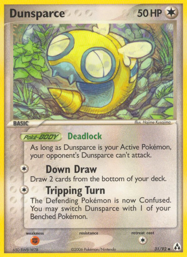 Dunsparce (31/92) [EX: Legend Maker] | Mega City Incorporated