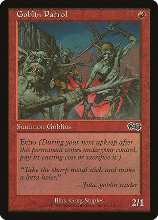 Goblin Patrol [Urza's Saga] | Mega City Incorporated