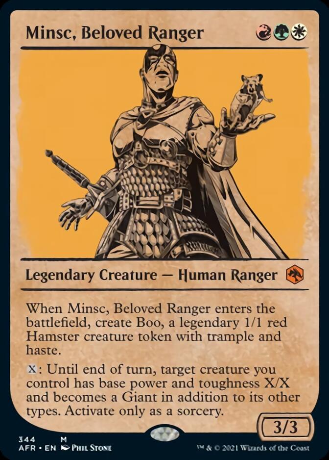 Minsc, Beloved Ranger (Showcase) [Dungeons & Dragons: Adventures in the Forgotten Realms] | Mega City Incorporated