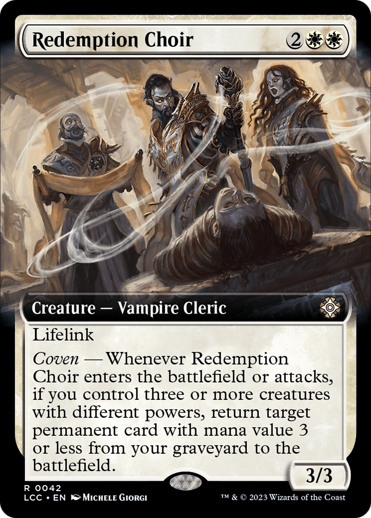 Redemption Choir (Extended Art) [The Lost Caverns of Ixalan Commander] | Mega City Incorporated