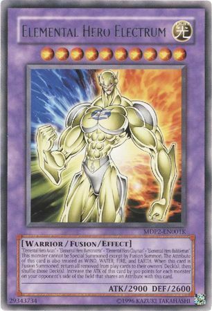 Elemental Hero Electrum (Redemption Replacement) [MDP2-EN001K] Rare | Mega City Incorporated