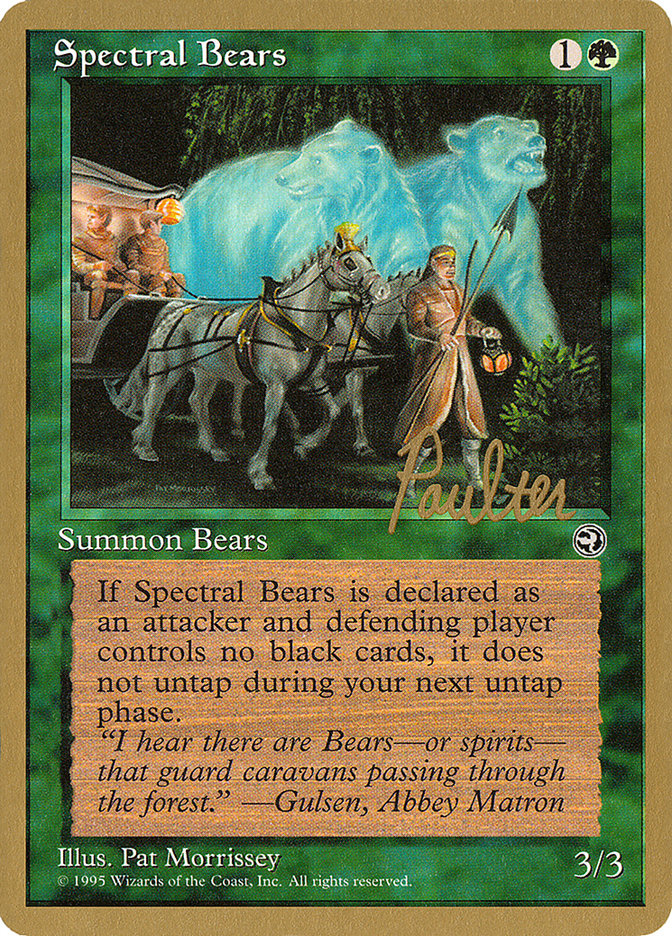 Spectral Bears (Preston Poulter) [Pro Tour Collector Set] | Mega City Incorporated