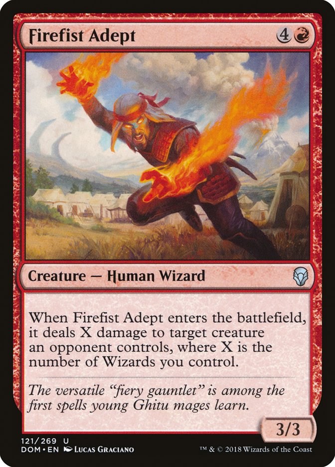 Firefist Adept [Dominaria] | Mega City Incorporated