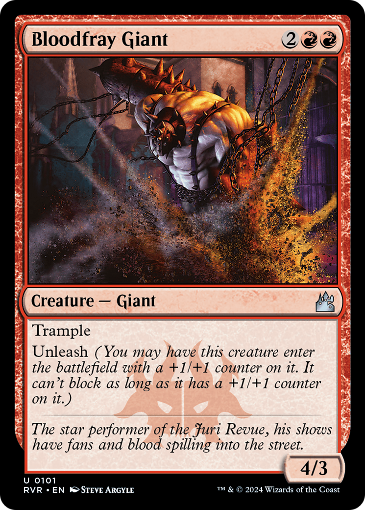 Bloodfray Giant [Ravnica Remastered] | Mega City Incorporated