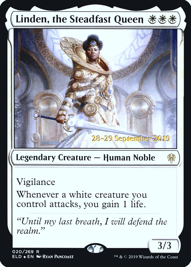 Linden, the Steadfast Queen  [Throne of Eldraine Prerelease Promos] | Mega City Incorporated