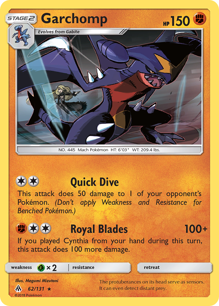 Garchomp (62/131) [Sun & Moon: Forbidden Light] | Mega City Incorporated