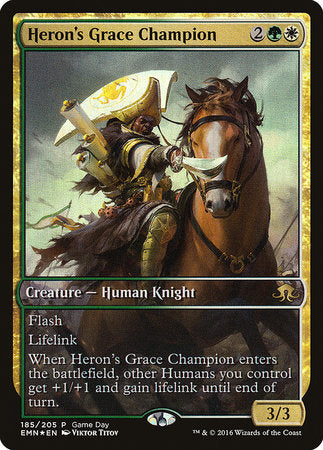 Heron's Grace Champion [Eldritch Moon Promos] | Mega City Incorporated