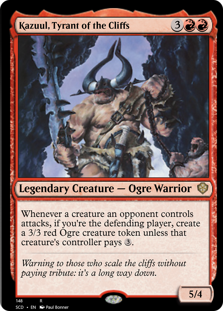 Kazuul, Tyrant of the Cliffs [Starter Commander Decks] | Mega City Incorporated