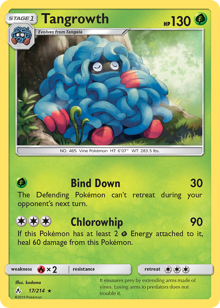 Tangrowth (17/214) [Sun & Moon: Unbroken Bonds] | Mega City Incorporated