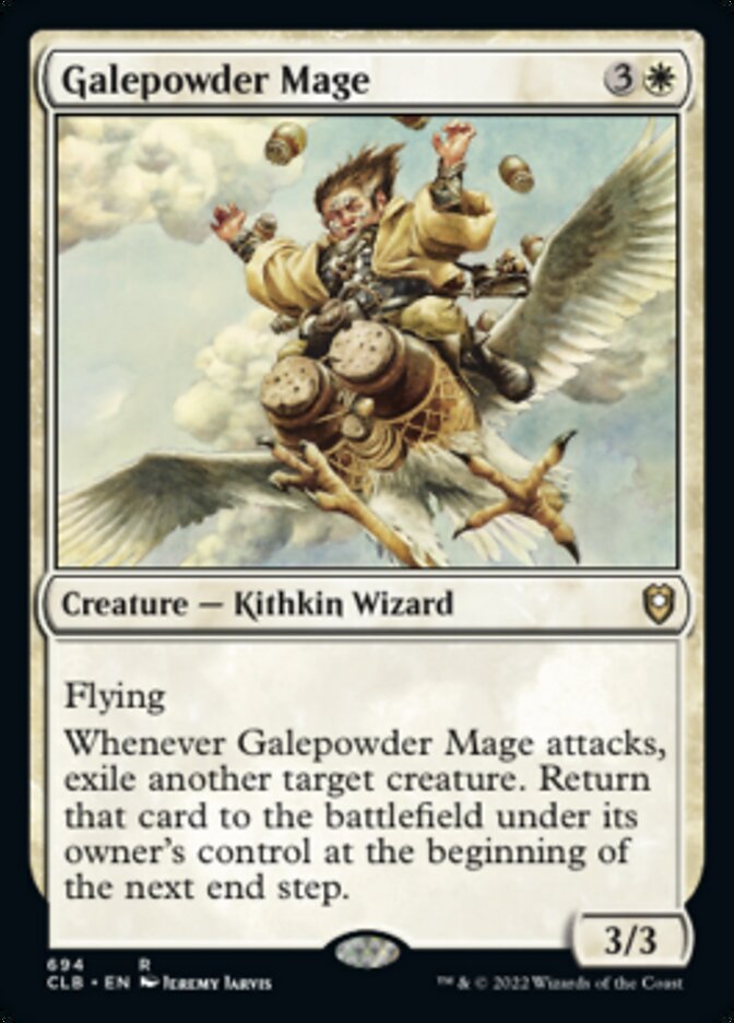 Galepowder Mage [Commander Legends: Battle for Baldur's Gate] | Mega City Incorporated