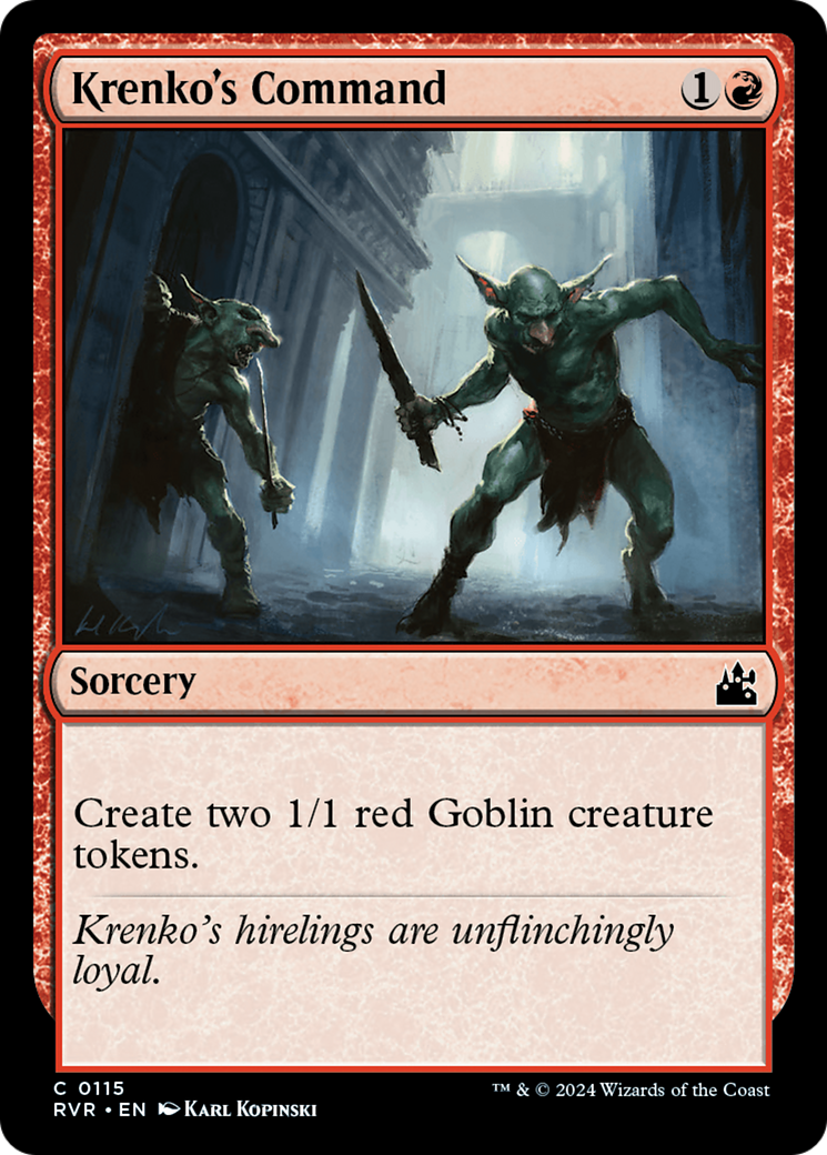 Krenko's Command [Ravnica Remastered] | Mega City Incorporated