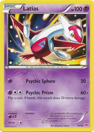 Latias (14/30) [XY: Trainer Kit 2 - Latias] | Mega City Incorporated