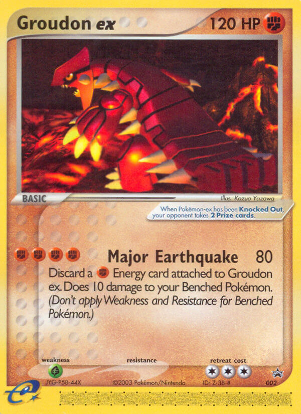 Groudon ex (002) [Nintendo: Black Star Promos] | Mega City Incorporated