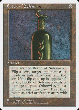 Bottle of Suleiman [Fourth Edition] | Mega City Incorporated