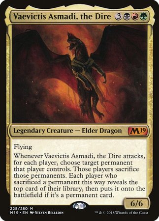 Vaevictis Asmadi, The Dire [Core Set 2019] | Mega City Incorporated