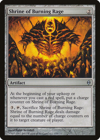 Shrine of Burning Rage [New Phyrexia] | Mega City Incorporated